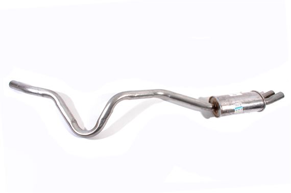 Rear Section and Twin Tailpipe - Mild Steel - V8 3.5 Litre Carb - STC1428P - Aftermarket