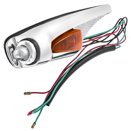 Side/Repeater Lamp Assembly - Clear and Amber Lenses - LH - 212488