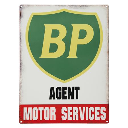 Sign - BP Garage Vintage Metal 12" x 16" - 214561