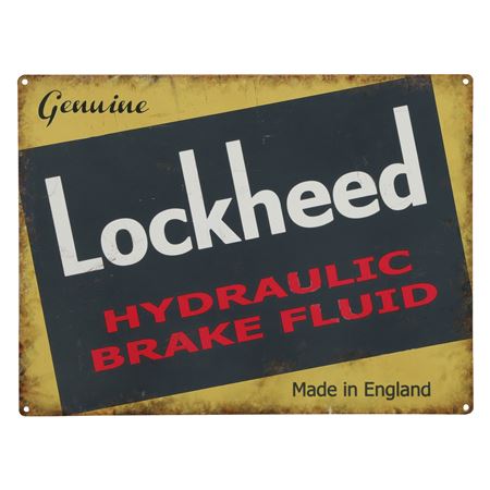 Sign - Lockheed Vintage Metal 12" x 16" - 214563