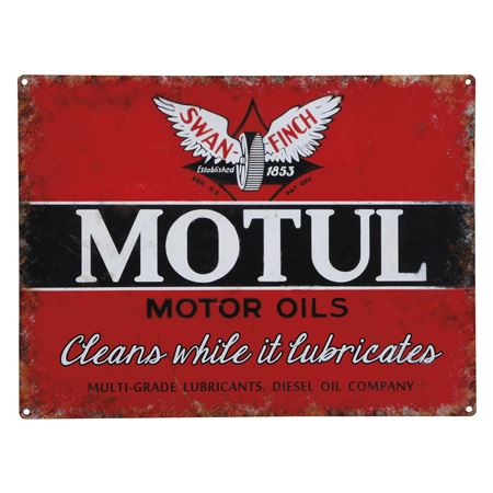 Sign - Motul Vintage Metal 12" x 16" - 214565