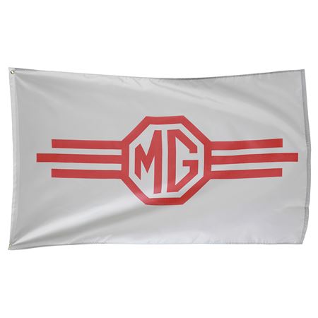MG Logo Grey/Red Flag - 214710