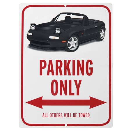 Mazda MX5 Miata Sign Black Car - 1989-97 -215-433