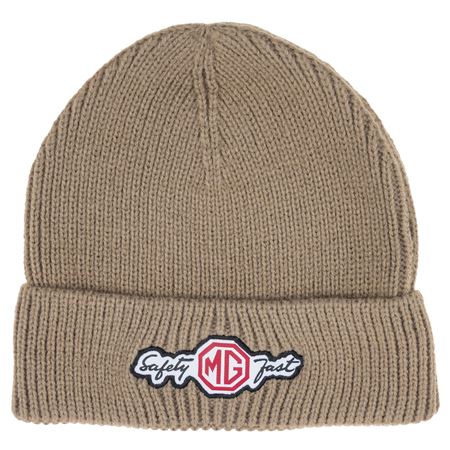 Beanie Hat Khaki MG Logo - 217-756 - Moss