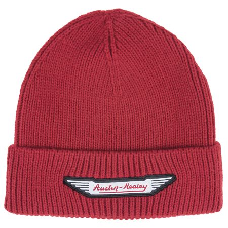 Beanie Hat Red Austin Healey Logo - 217-765 - Moss