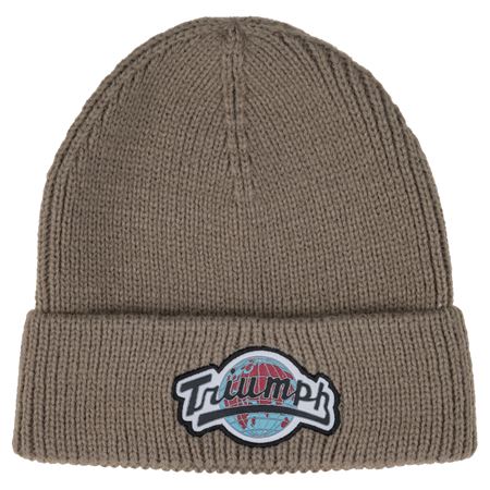 Beanie Hat Khaki Triumph Logo - 217761 - Moss