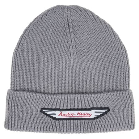 Beanie Hat Grey Austin Healey Logo - 217766 - Moss