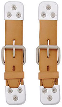 Leather Bonnet Straps - Pair - Tan - 222728
