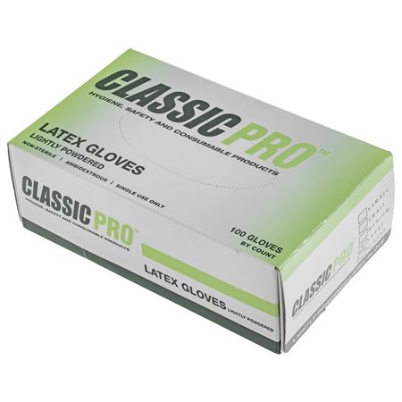 Disposable Latex Gloves Large (100 per box) - 228690