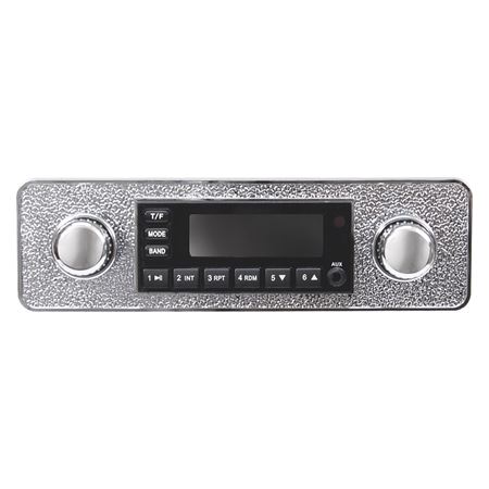 Faceplate & Knob Set Chrome/Chrome - 230-326 - RetroSound