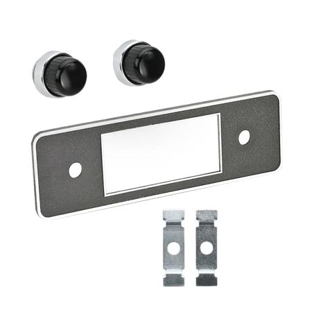 Faceplate & Knob Set Blaupunkt Black/Chrome - 230346 - RetroSound