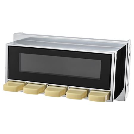 Faceplate Retro Radio Chrome/Ivory - 230399 - RetroSound