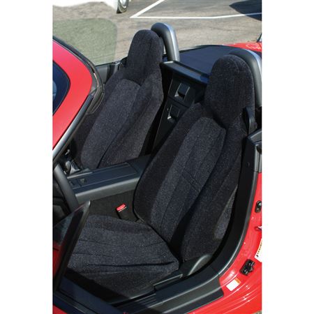 Seat Covers Velour (pair) Black 2016-24 - 237-392
