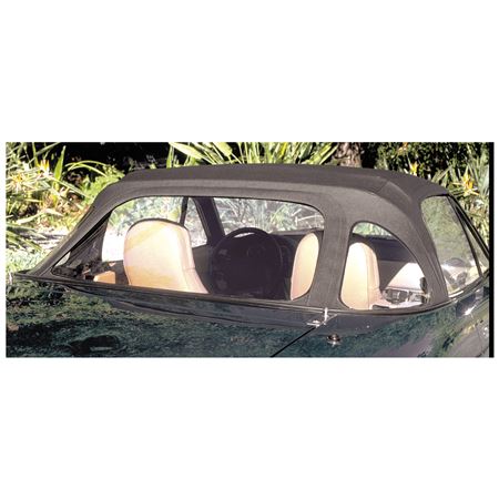 Hood Cover Streamline Black Vinyl Plastic Window Inc Rain Rail - 239-022 - Robbins