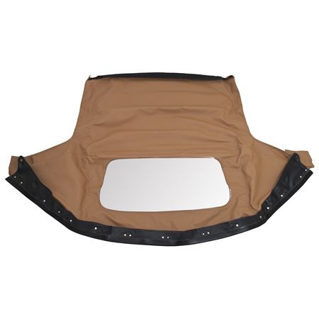 Hood Cover Streamline Tan Vinyl Plastic Window Inc Rain Rail - 239-023 - Robbins