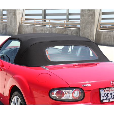 Hood Cover Streamline Black Canvas Heated Glass Fixed - 239-048 - Robbins