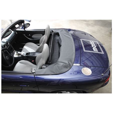Hood Stowage Cover Black Vinyl (glass window) - 239-440 - Robbins