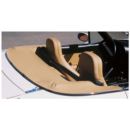 Hood Stowage Cover Tan Vinyl (glass window) - 239-445 - Robbins