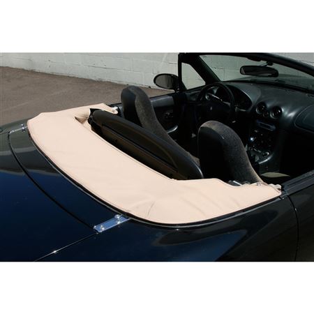 Hood Stowage Cover Stayfast Tan Canvas (plastic window) - 239-561 - Robbins