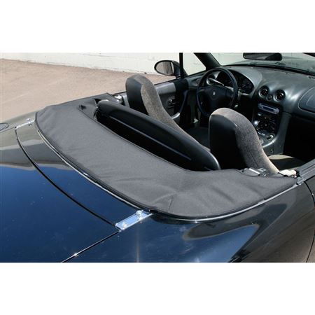 Hood Stowage Cover Stayfast Black Canvas (glass window) - 239-562 - Robbins