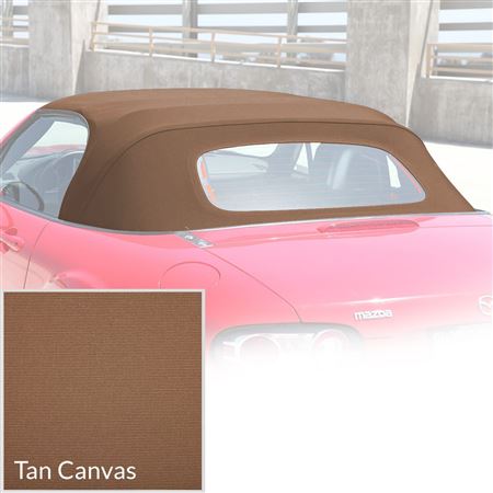 Hood Cover Tan Canvas Glass Window Zipped - 239-616 - Robbins