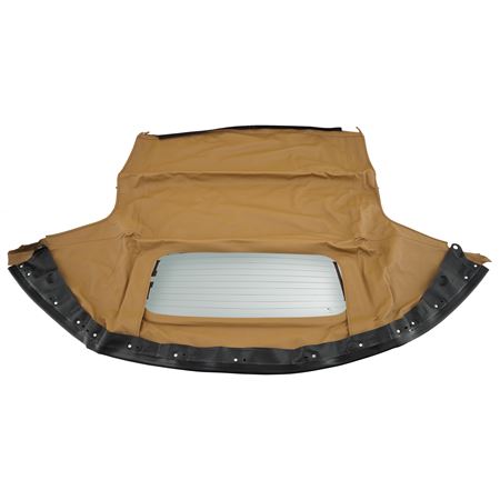 Hood Cover Tan Vinyl Heated Glass Window Fixed Inc Rain Rail - 239-625 - Robbins