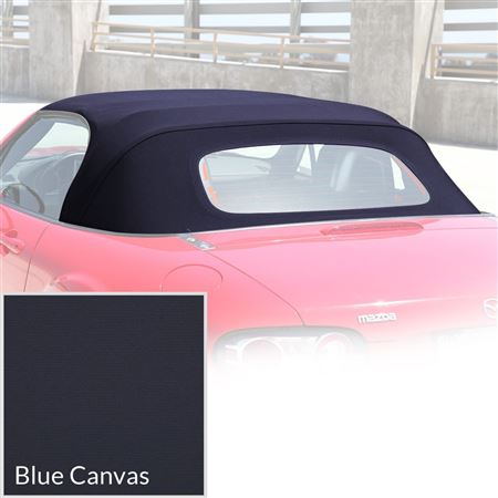 Hood Cover Blue Canvas Heated Glass Window Fixed - 239-665 - Robbins