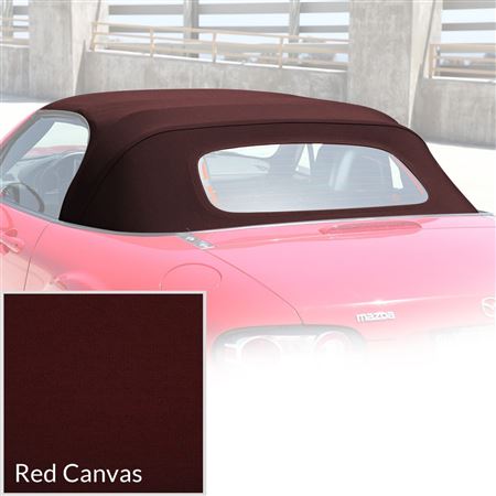 Hood Cover Red Canvas Glass Window Fixed - 239-666 - Robbins