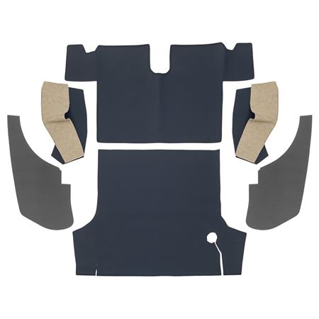 Boot Trim Kit - Hardura Navy Blue AH Sprite Mk1 - 242503 - Moss