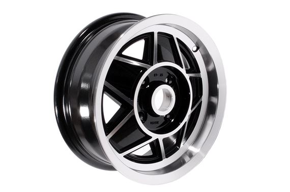 Factory Alloy Road Wheel - Black Spokes - 5.5J x 14 - Each (New) - 313250