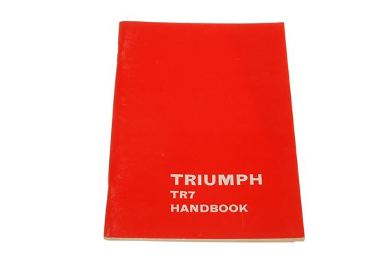 Triumph Owners Handbook - TR7 USA - 1976 - RTC920976