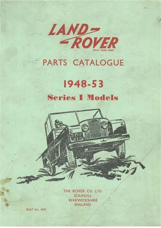 Parts Catalogue - Series 1 - 1948-1953 - 4051GR - OTP