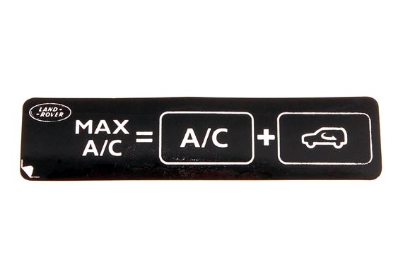 Decal - Instruction - VDN500040 - Genuine