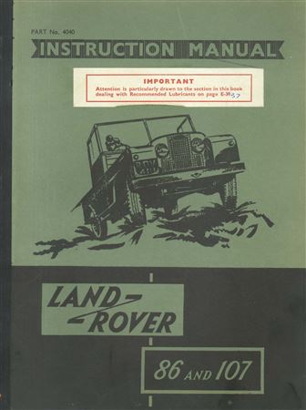 Owners Manual - Series 2A & F/Control - 1961-1965 - 4482GR - OTP