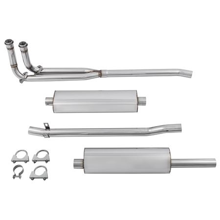 Exhaust System Touring S/Steel MGB - 454569 - Tourist Trophy