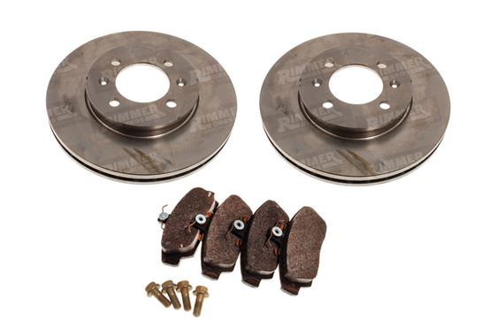 Front Brake Kit - 240mm Discs and Pads - MGF and MG TF - RP1019 - Genuine MG Rover