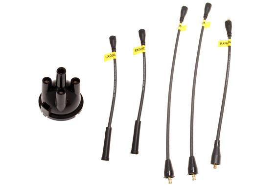 Plug Lead Set and Distributor Cap - Top Entry with Silicone Leads - RW3105