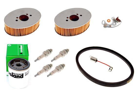 Engine Service Kit - TR4 with Closed Circuit Breathing - Air Box and TR4A with Spin On Oil Filter Conversion - RF4151