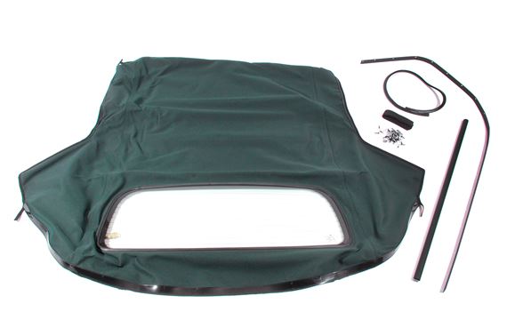 Mohair Sportster Hood Cover - Including Glass - Green - XPT000107HZPP - OEM