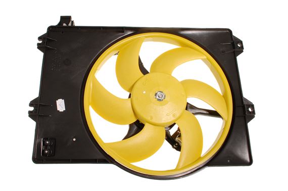 Fan/cowl and motor assembly-cooling - Yellow, 40 degrees C - PGF101860 - Genuine MG Rover