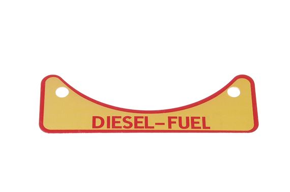 Diesel Fuel Plate - 502951 - Genuine