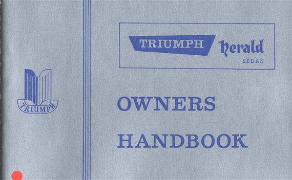 Owners Handbook - Herald Sedan USA - 1959-1962 - 508924SGR - OTP