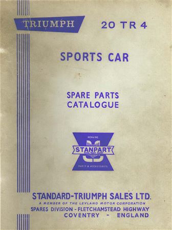 Parts Catalogue - TR4 - 1961-1965 - 510978GR - OTP