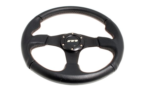 Steering Wheel 340mm M Range Black Spokes - M34M3PB - Mountney