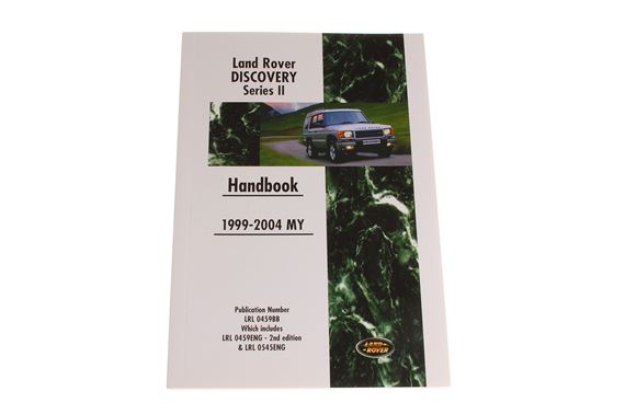 Owners Handbook Discovery 2 1999-04 - RD1219 - Brooklands
