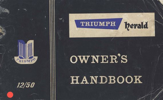 Owners Handbook - Herald 12/50 - 1963-1964 - 512168GR - OTP