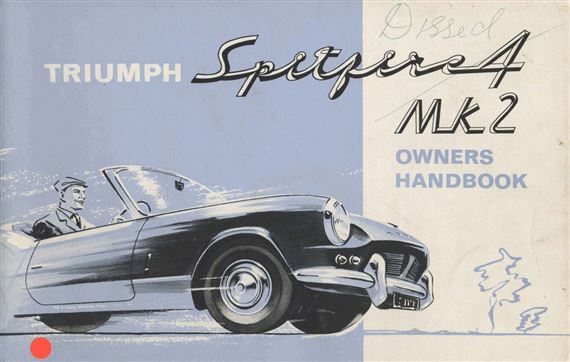 Owners Handbook - Spitfire Mk2 - 1964-1967 - 512915GR - OTP
