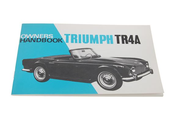Owners Handbook TR4a - 512916