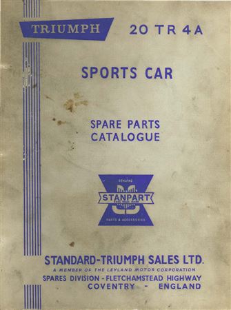 Parts Catalogue - TR4A - 1965-1967 - 514837GR - OTP