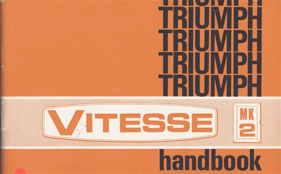 Owners Handbook - Vitesse 2 Litre Mk2 - 1968-1971 - 545070GR - OTP